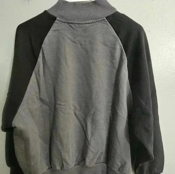 Quicksilver long-sleeved gray & black medium - Picture 5 of 9
